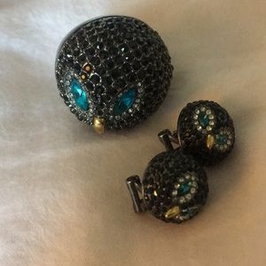 Owl Ring and Earrings by Juicy Couture